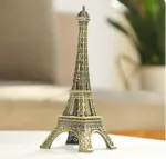World Map 3D Rotating Glove Decoration Gift-Silver  & Eiffel Tower Metal Showpiece Decoration Gift