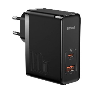 Baseus CCGP090201 GaN5 Pro USB & USB-C 100W EU Black Charger