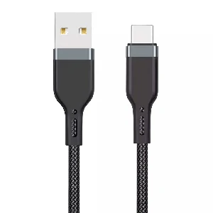 WiWu PT02 Platinum Cable USB To Type C 1.2M – Black Color