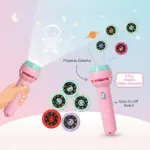 Mini Projector Torch Kids Flashlight