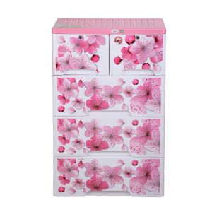 RFL 4 Drawer Cherry Classic Wardrobe-Pink