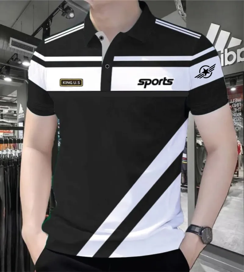 Men's Half Sleeve Cotton Polo Shirt, Size XL, 5 Colours