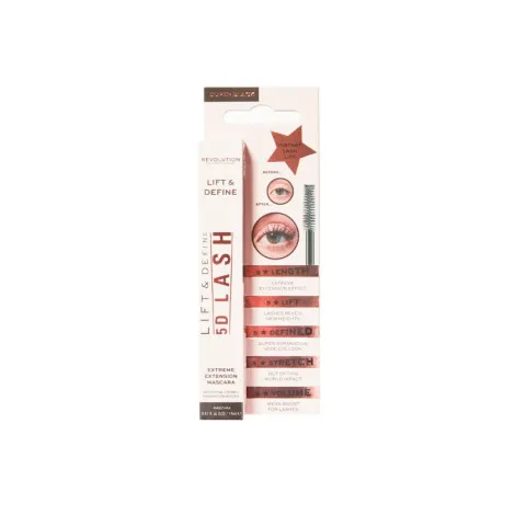 Makeup Revolution 5D Lash Mascara - Super Black 14ml (Italy)