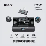 Jmary MW-19 Noise Cancellation Dual Wireless Microphone