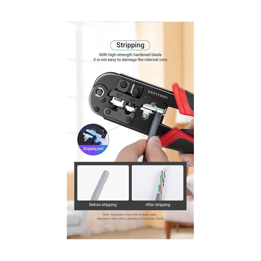 Vention KEAB0 Multi-function Cable Tool for Cutting/Stripping/Crimping