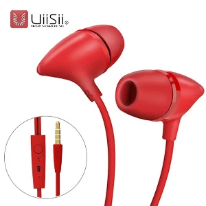 UiiSii C100 Earphone – Red Color