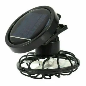 Cooler Fan-1 x Solar Powered Fan-Black