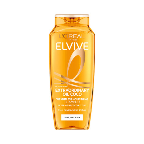 L'Oreal Elvive Extraordinary Oil Coco Weightless Nourishing Shampoo 400ml (France)