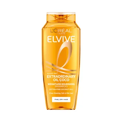 L'Oreal Elvive Extraordinary Oil Coco Weightless Nourishing Shampoo 400ml (France)
