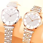 Trsoye Women's Two-Tone Chain Watch