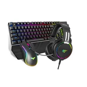 Havit KB380L Mechanical Keyboard, Mouse & RGB Headset Combo