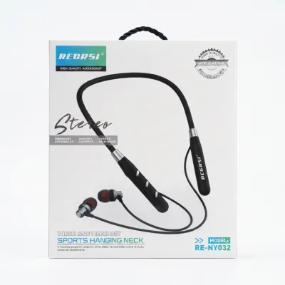 Regrsi RE-NY032 Wireless Bluetooth Neckband | Lightweight Sports Earphones with 8 Hours Playtime, Clear Sound & Fast Charging