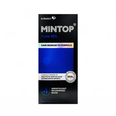 Dr. Reddy’s Mintop Forte 10% Hair Regrowth Formula 60ml (India)
