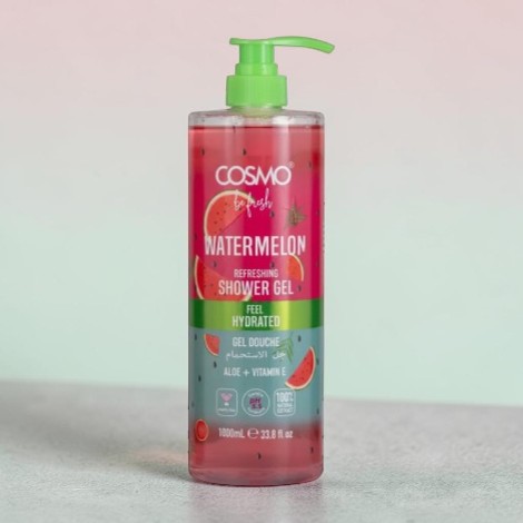 Cosmo Feel  Hydrated Watermelon Refreshing Shower Gel 1000ml (UAE)