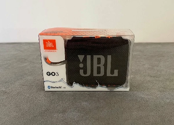 JBL GO3 Portable Bluetooth Speaker (IP67 Waterproof) – Black Color