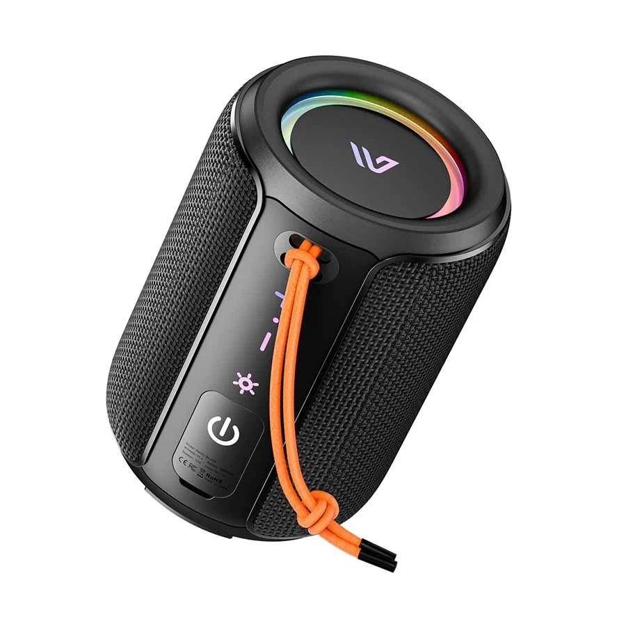 WEOFLY Boulder RGB Black Portable Bluetooth Speaker