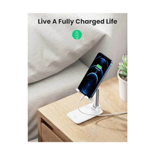 Ugreen LP373 Desk Mount Foldable White Phone Holder