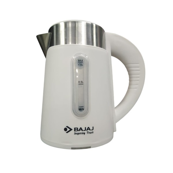 Bajaj Majesty New 1-Litre Cordless Kettle (White)