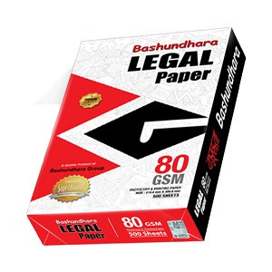 Bashundhara Paper Legal Size (80 GSM) 1 Rim