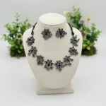 Oxidized Afghani Tribal Jewelry Set