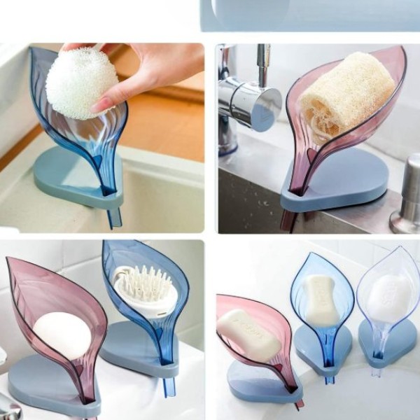 Leaf Shape Soap Box 2 Pcs
