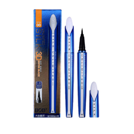 BOB Silk 0.10 mm Mark Eyeliner Pen 0.5ml - 8 Black (China)